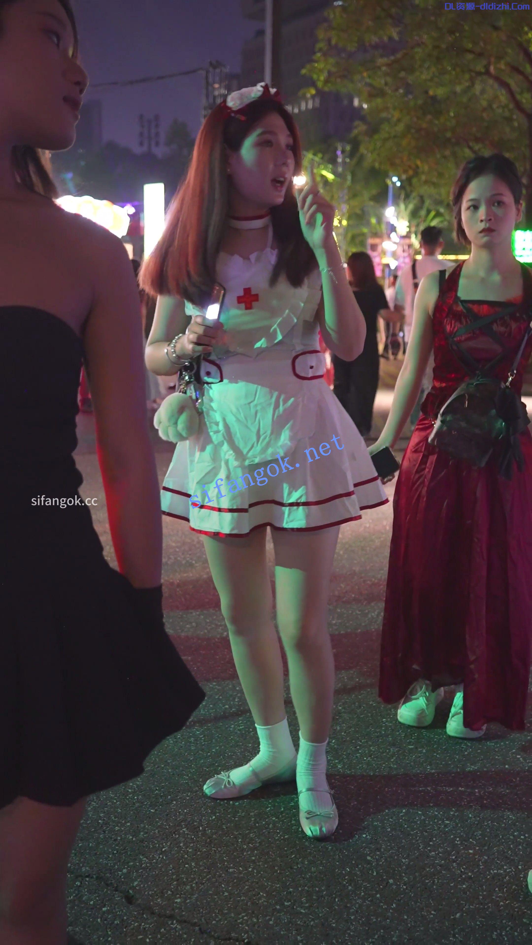 (BC-AA-636)護士裙小姐姐排隊買單..趁機抄底無痕内夾出屁股縫 292.8MB