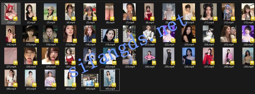 【AI精品】抖音网红 颜射 啪啪 后入等各种姿势视频【45V】【135M】 预览图 5