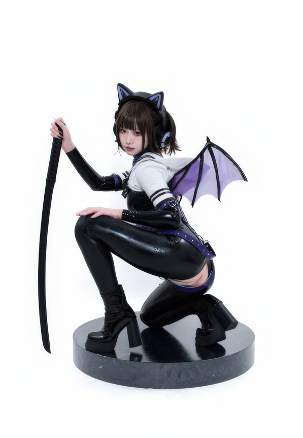 柒柒要乖哦 – 白棚胶衣 【78P230M】-福利岛