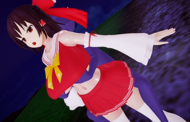 [3D]ちゅぴモーション配布所 霊夢vs妖怪 战败的各种方式[820M] 预览图 1