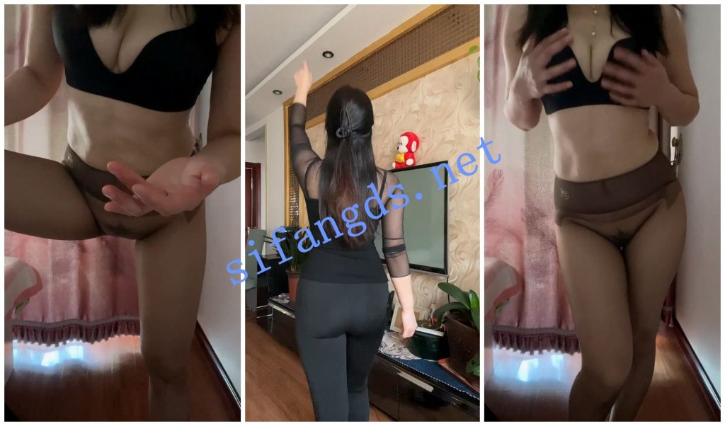 【抖音福利】风骚大奶肥臀熟女【娟子】揉奶丝臀无内黑丝【9V】【197M】 预览图 3