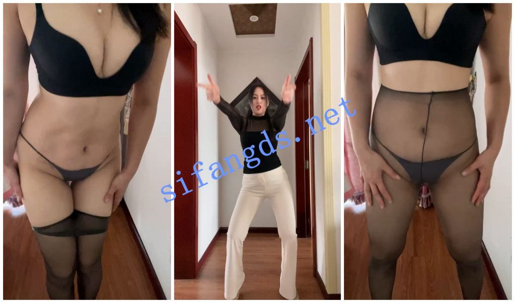 【抖音福利】风骚大奶肥臀熟女【娟子】揉奶丝臀无内黑丝【9V】【197M】 预览图 5