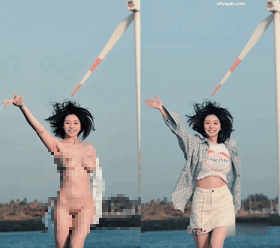 【Ai重磅】30分钟版本 轩子巨兔等8位网红AI脱衣对比 2K超清【8V】【12.1G】 预览图 20