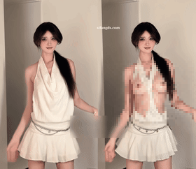 【Ai重磅】30分钟版本 轩子巨兔等8位网红AI脱衣对比 2K超清【8V】【12.1G】 预览图 1