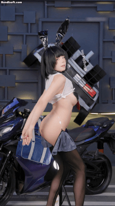 【B站 Yiko湿润兔 咬一口兔娘】10月作品 赛博逆JK 双视角骚舞【87P3V】【1.07G】 预览图 13