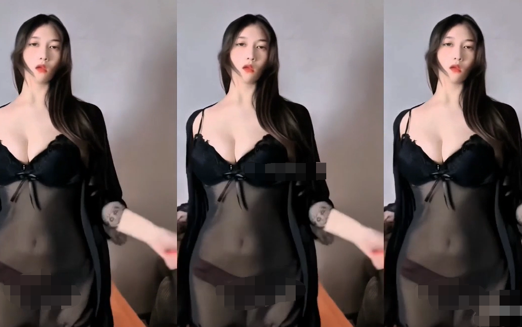 抖音 可可西 百万粉S型巨乳网红 情趣内衣骚舞定制 【6V1.1G】 预览图 1