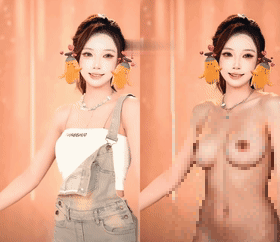 【Ai重磅】30分钟版本 轩子巨兔等8位网红AI脱衣对比 2K超清【8V】【12.1G】 预览图 18