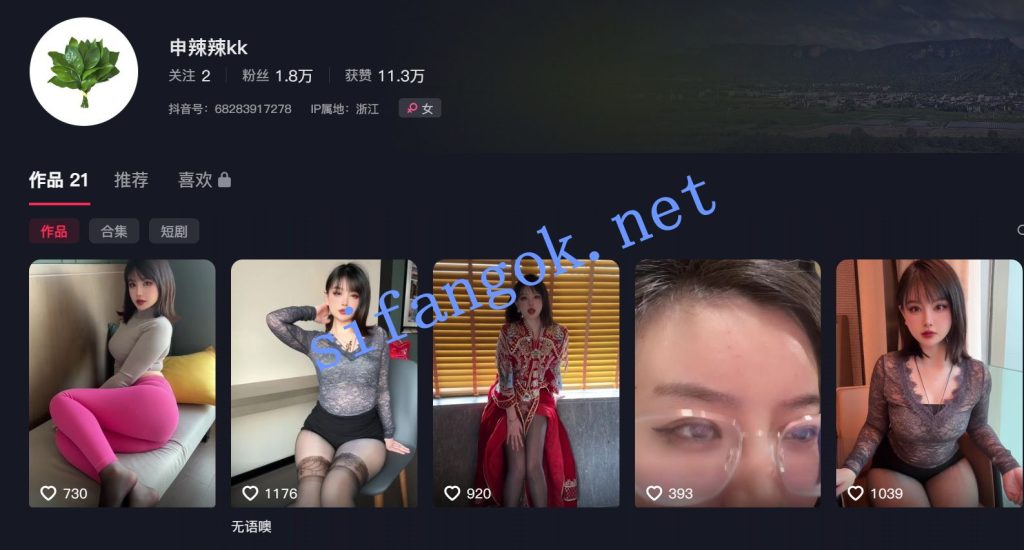 【抖音】申辣辣死了 90多万粉丝性感小少妇情趣内衣2V【2V】【562M】 预览图 2