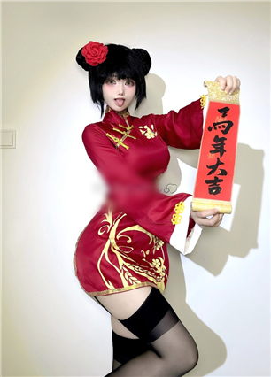 推特顶级COS 希尔薇 2026春节福利裸舞 枣红娘顶顶B马年大吉【13V31P】【157M】 预览图 4