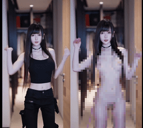 【核弹】AI顶级制作【腐团儿】裸舞脱衣 坐脸舔穴 后入视角【13V】【319M】 预览图 16