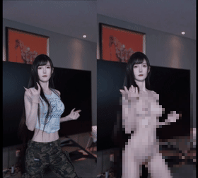 【核弹】AI顶级制作【腐团儿】裸舞脱衣 坐脸舔穴 后入视角【13V】【319M】 预览图 15