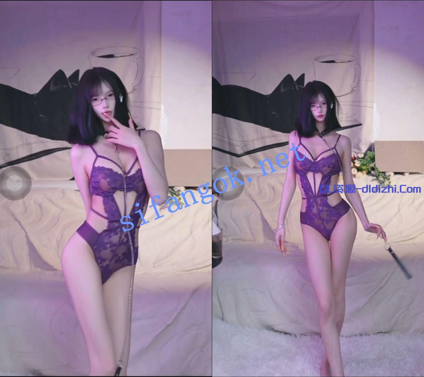 【B站】芥子柒鴨 情趣内衣 胸貼 定制騷舞 1V 139.3MB