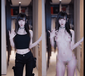 【核弹】AI顶级制作【腐团儿】裸舞脱衣 坐脸舔穴 后入视角【13V】【319M】 预览图 5