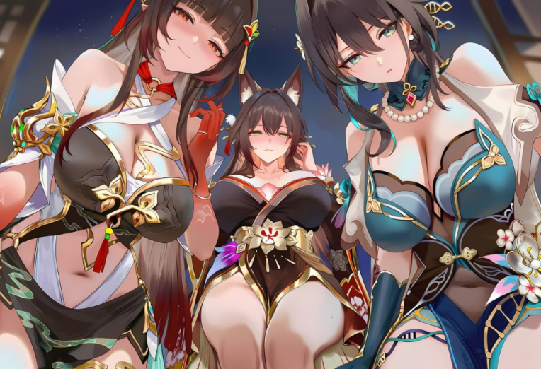 [神奇牛子] 击破队大姐姐们的茶会 Break Effect Teaparty[437P/720M]-福利岛