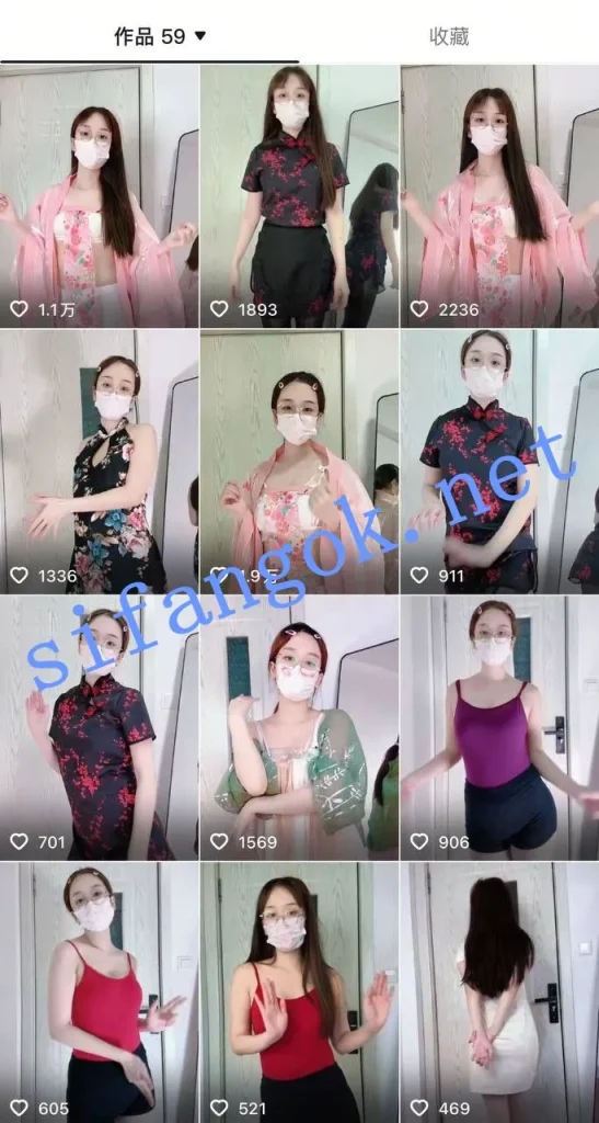 抖音 香香一字马-2 气质良家 裸舞脱衣舞 自慰高潮喷水 11V【11V】【1G】 预览图 3