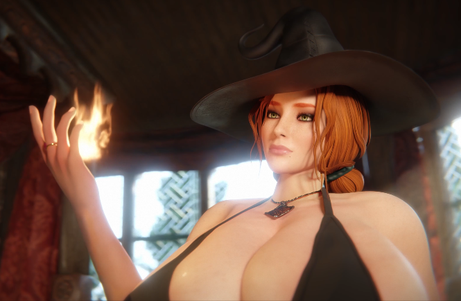 Reinamation 2602：Triss’ Temptation 特莉丝 丰满巨乳美熟女激情爆肏[330M]-福利岛