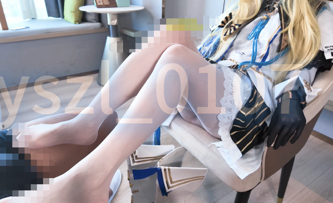 yszl_0107 鸣潮 菲比Cosplay白丝足交 【1V3.25G】 预览图 1