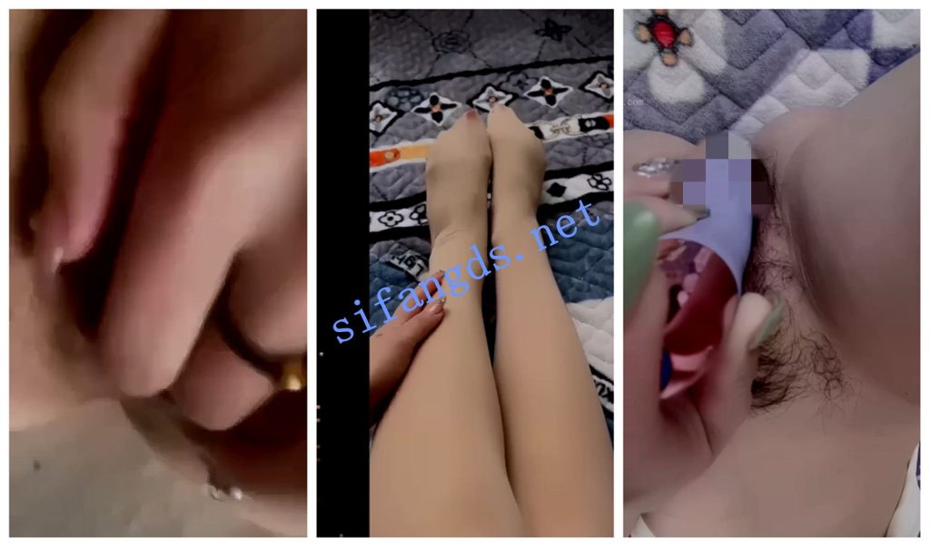 【快手福利】【小宝1314颖】精神小妹玉足诱惑丝袜自慰【13V】【557M】 预览图 3