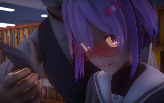 [MMD]tonin 図書室輪姦 結月雫[2.4G]-福利岛