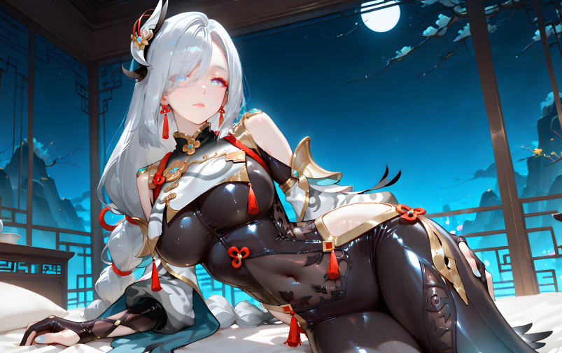 [Hajily]刻晴 申鹤[248P/770M]-福利岛