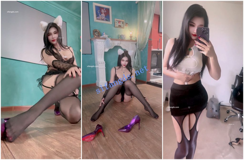 【快手福利】高挑风骚御姐【小姨娜娜】情趣内衣丝袜高跟【30V】【2.61G】 预览图 8