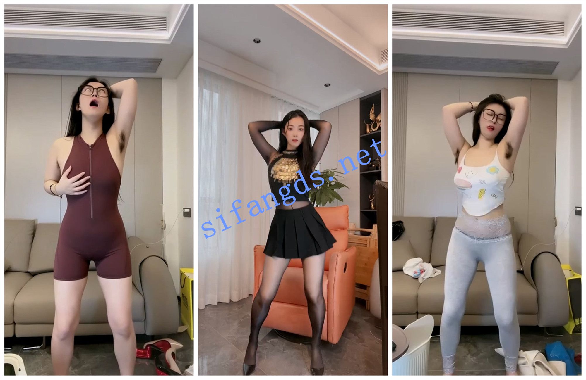 【快手福利】反差白眼丝袜妹子【一口丸耶】自慰骚舞1子马【48V】【1.39G】 预览图 4