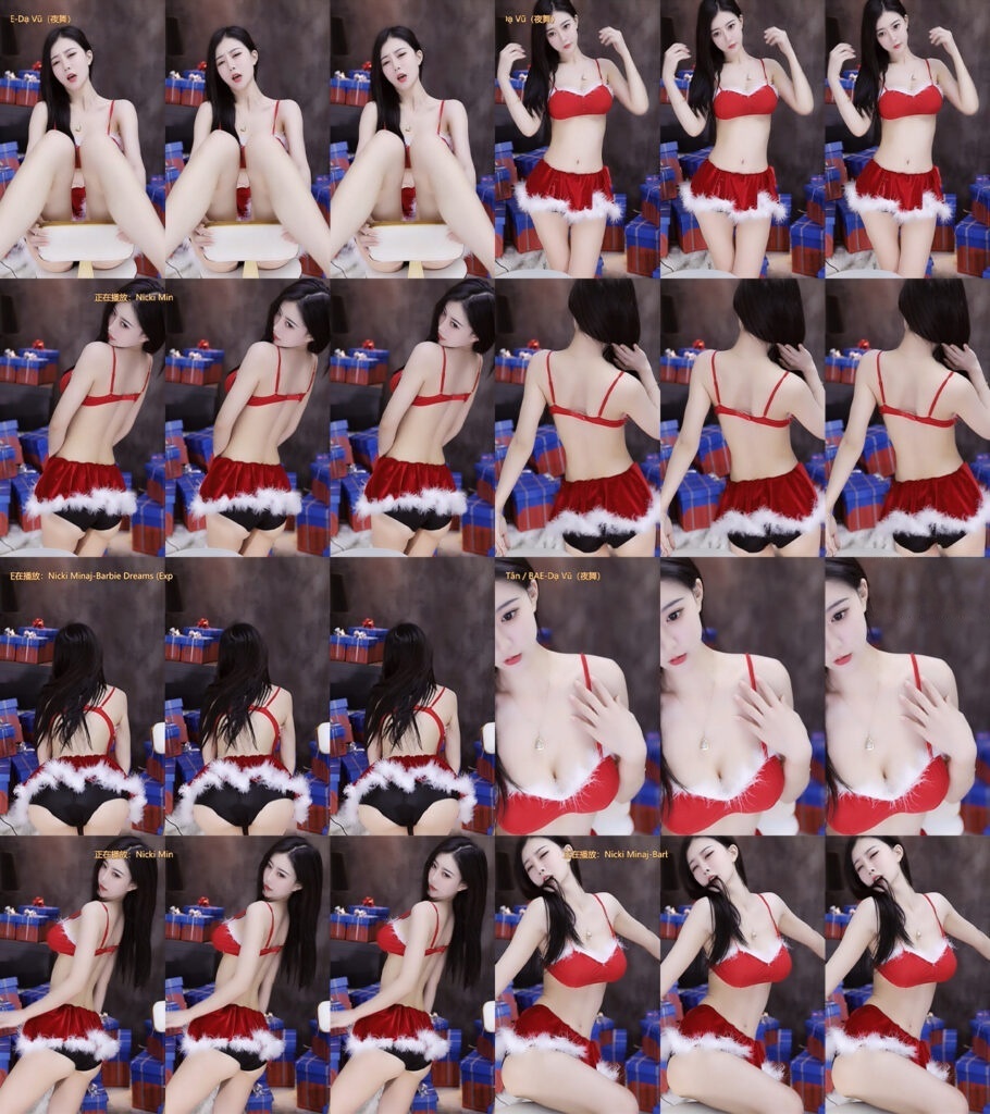 【虎牙 有鱼】2021圣诞典藏定制集！裸背真空激凸 顶级骑乘之作！独家【10V】【2.33G】 预览图 3