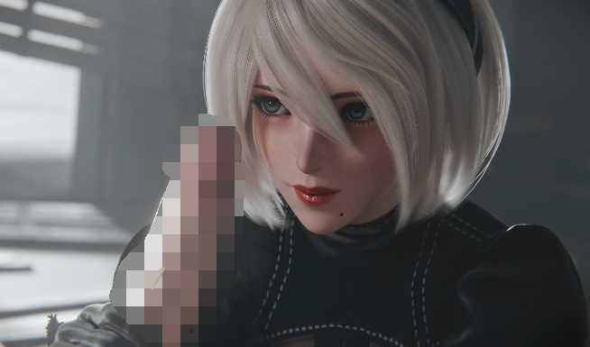 [3D]Miwo 260：2B 性感女神水嫩樱桃小嘴口爆侍奉[470M] 预览图 1