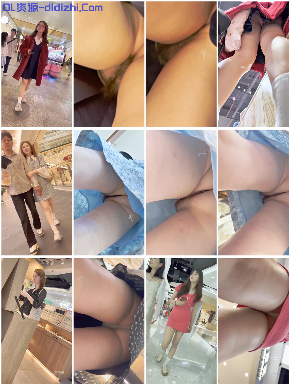 街拍抄底大神『KFC』202601合集第1部分-15V 反差眼鏡妹極品禦姐無内逛街露逼透毛 1.92GB 预览图 1