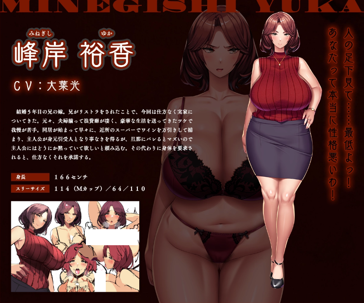 【拔作ADV】完堕ちX兄嫁 ～アンタのせいよ！ 私、この浮気チ●ポじゃなきゃダメなのっ！～DLsite特装版 +AI汉化补丁[新作] 预览图 2