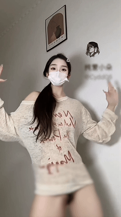 推特嫩妹大学生 纯欲(纯爱)小朵 2月VIP裸舞福利 反差抖音风【38V】【966M】 预览图 10