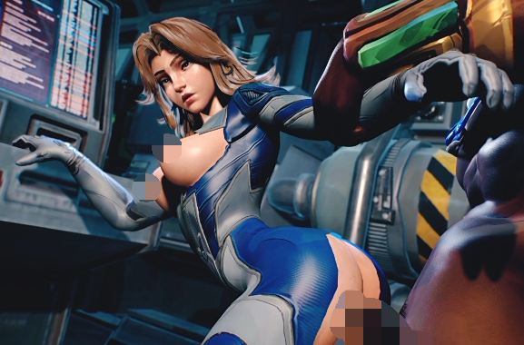 [3D]Mekesp 2512：苏珊+杰玛+不知火舞+衣服 性感女神骑乘后入爆肏中出[2.2G] 预览图 2