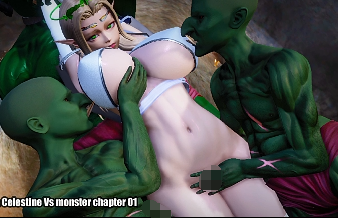 [Fulanox34]Celestine vs monsters 01-02 [6.2G]-福利岛