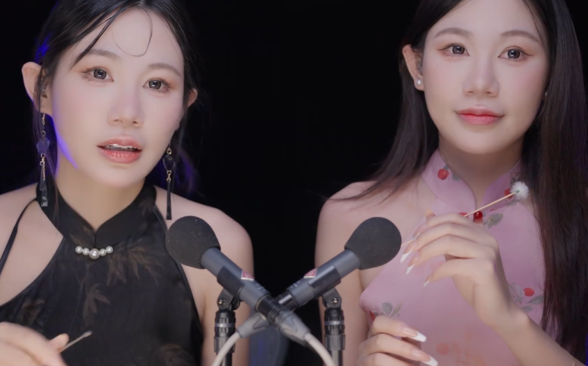 Misa喵老师_【4k_Hi_Res】双胞胎▷_呼吸与刮麦ASMR♡_双倍酸爽！1V259M百度盘-福利岛