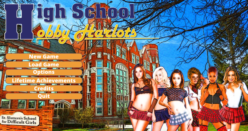 [欧美SLG/真人/汉化] 高中爱好 High School Hobby Harlots v1.17 [PC+安卓/4.2G] 预览图 1