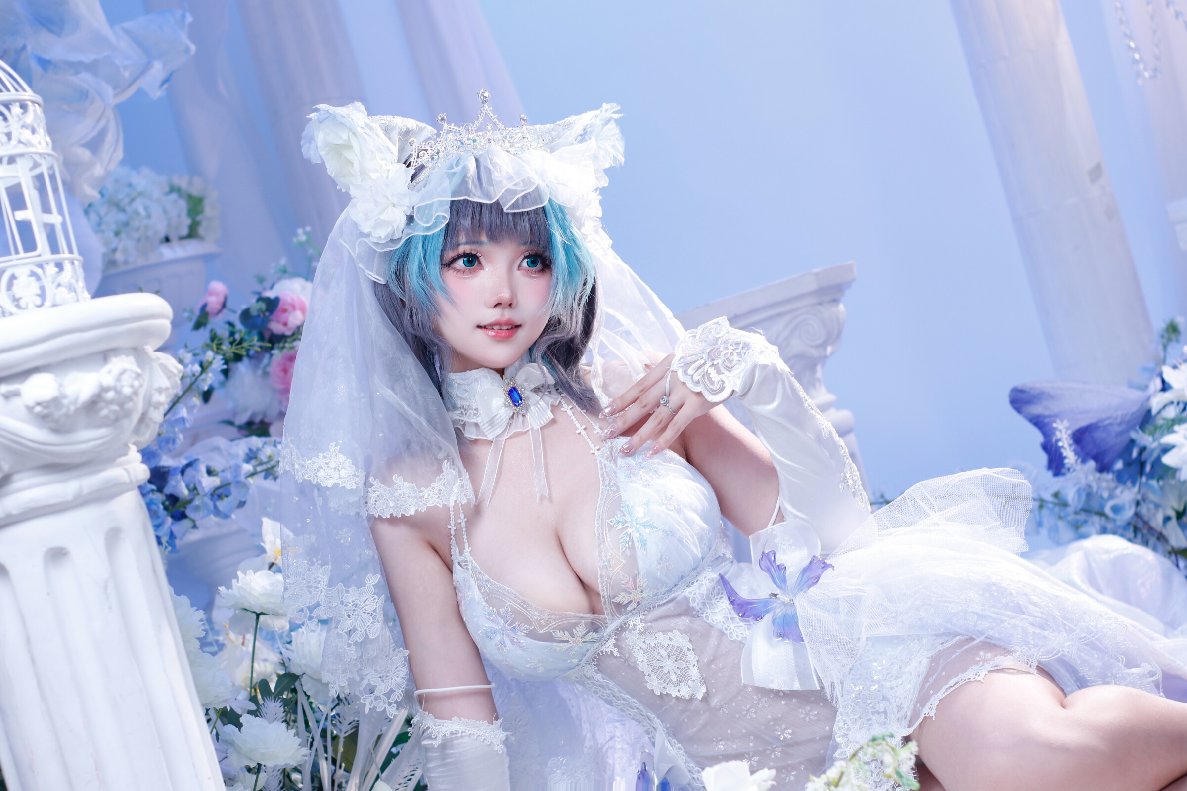 邰鹤Tsuru 柴郡誓约花嫁 新春旗袍-福利岛