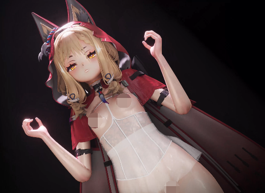 Rosmontis 3月9 终末地 洛茜 可爱小狼腰振[280M]-福利岛