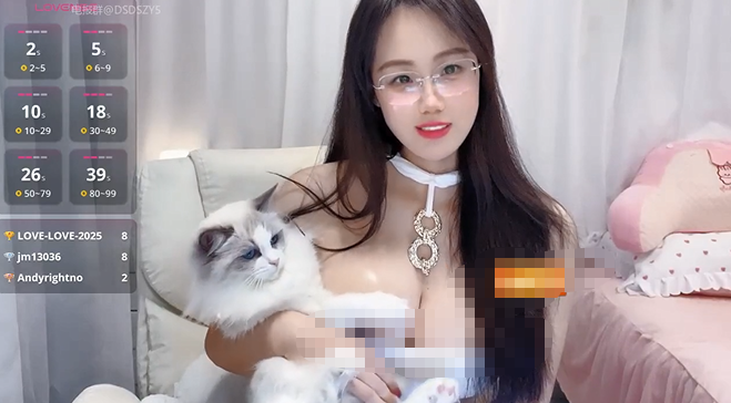 【Nabi518】爆乳眼镜御姐白色抹胸模拟乳交-福利岛