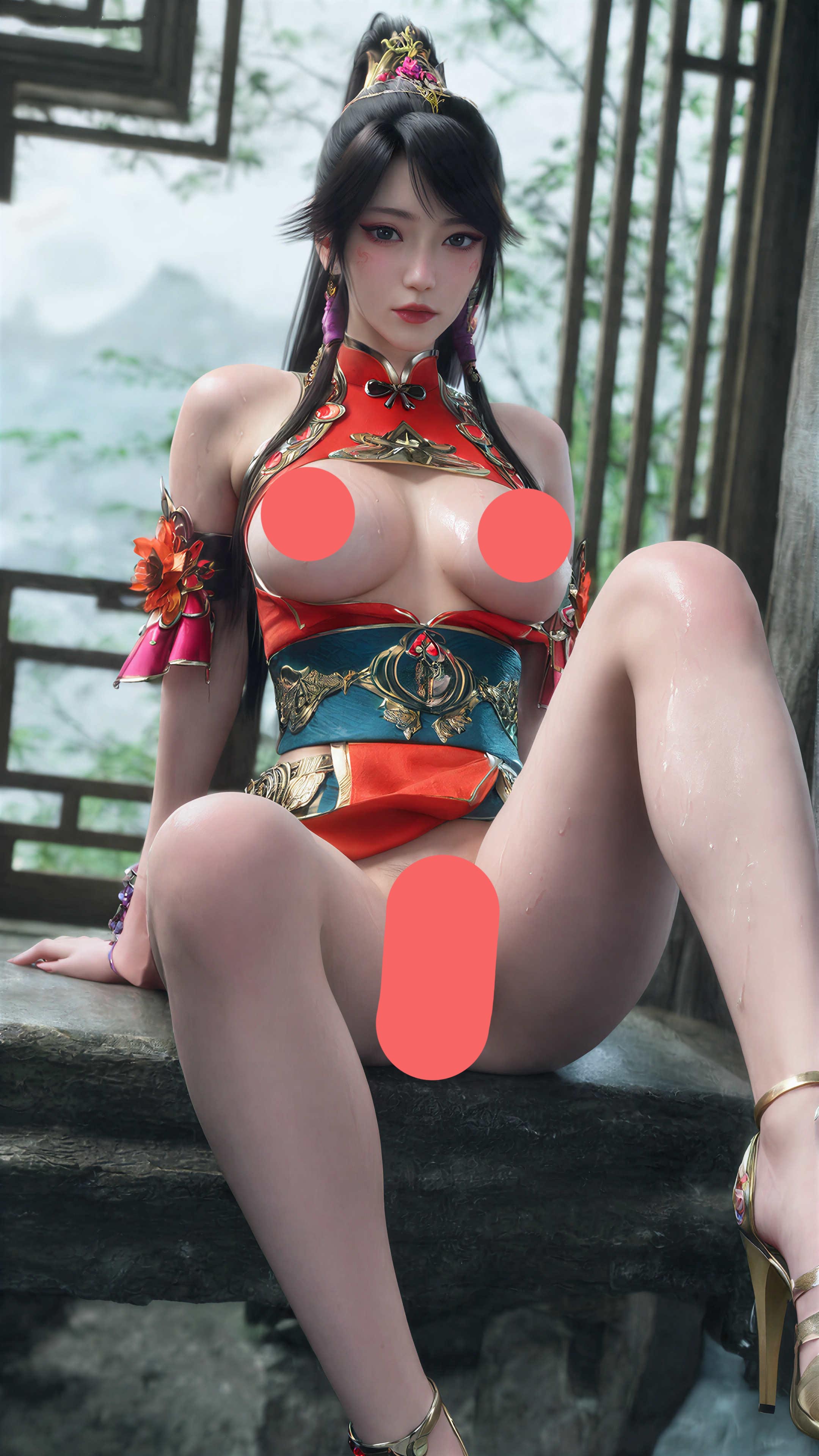 [AI国漫]（搬运至260310）傲世丹神-苏媚瑶【黑猫】【159P】【1.30G百度云】 预览图 2