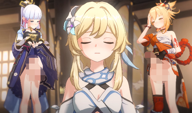 PastaPaprika 2026.03.15 神里绫华X宵宫X荧 AyaYoi Futa Anim[330M] 预览图 1