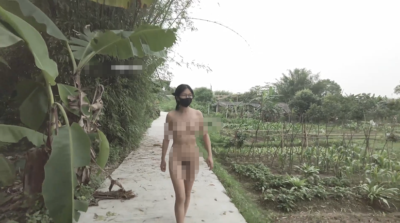 广东阳江，【cikaimoon】，蓝色外套，单人勇闯小乡村，躲在墙角探头探脑，又紧张又期待村民的出现！-福利岛