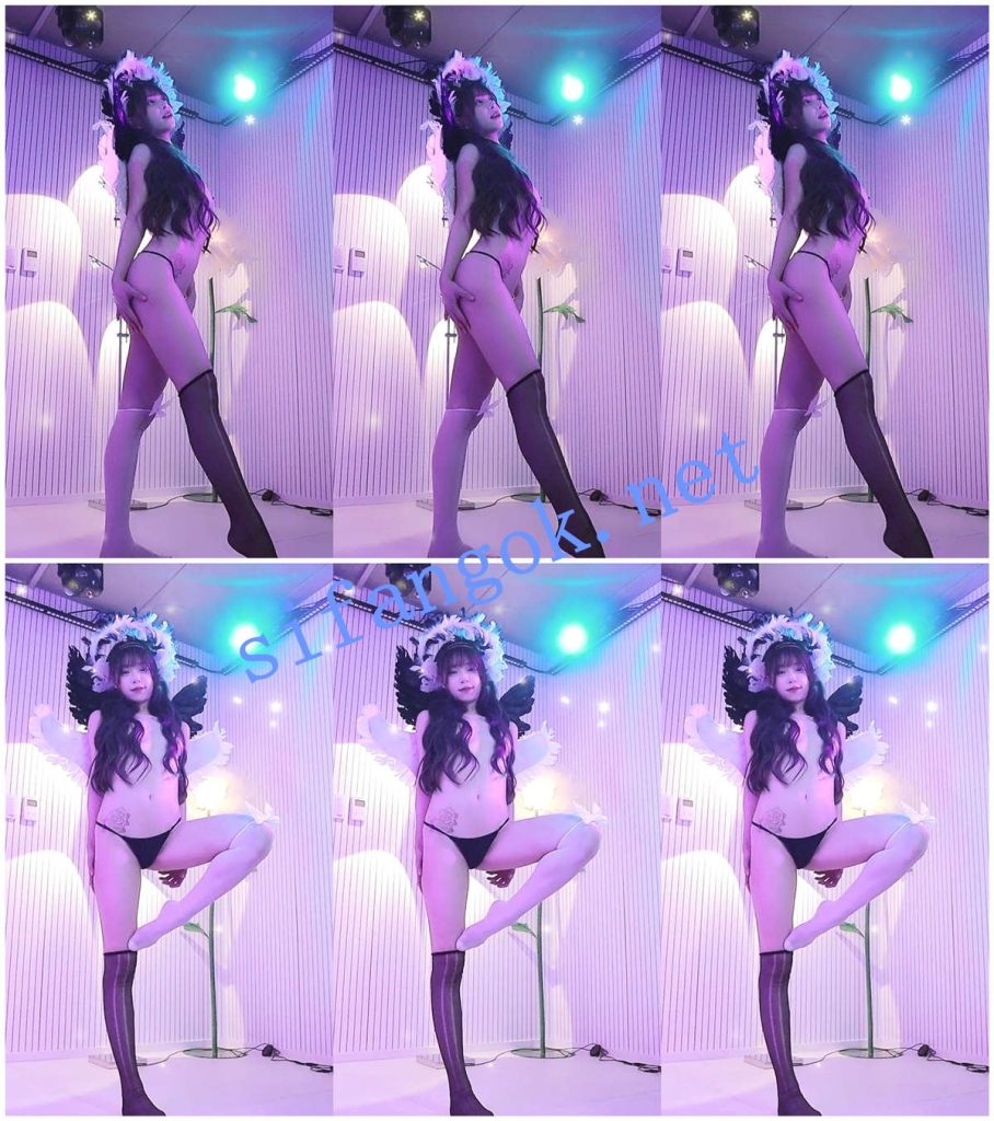 顶级cosplay专场 黑翼天使 美腿 绝顶黑丝激情裸舞【伊娜】【10V】【3.6G】 预览图 9