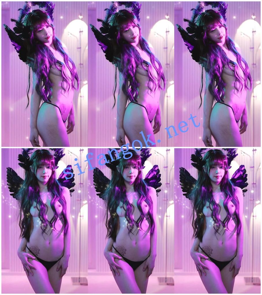 顶级cosplay专场 黑翼天使 美腿 绝顶黑丝激情裸舞【伊娜】【10V】【3.6G】 预览图 8