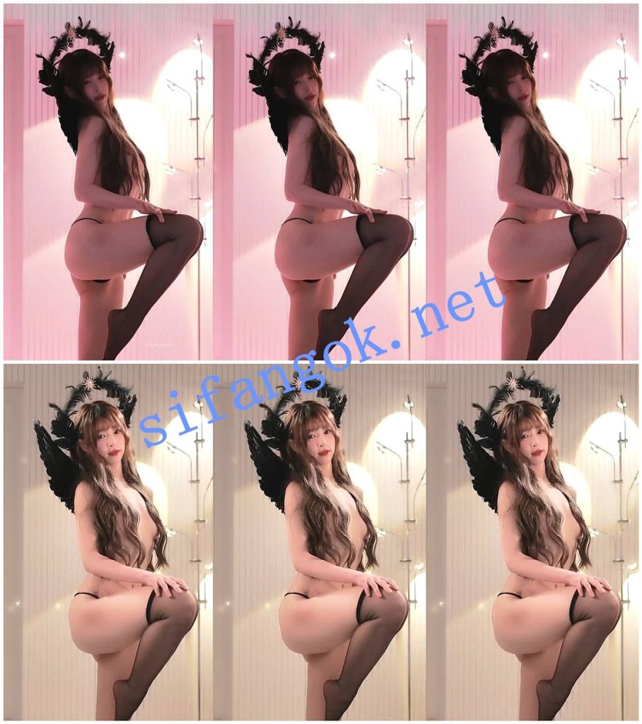 顶级cosplay专场 黑翼天使 美腿 绝顶黑丝激情裸舞【伊娜】【10V】【3.6G】 预览图 18