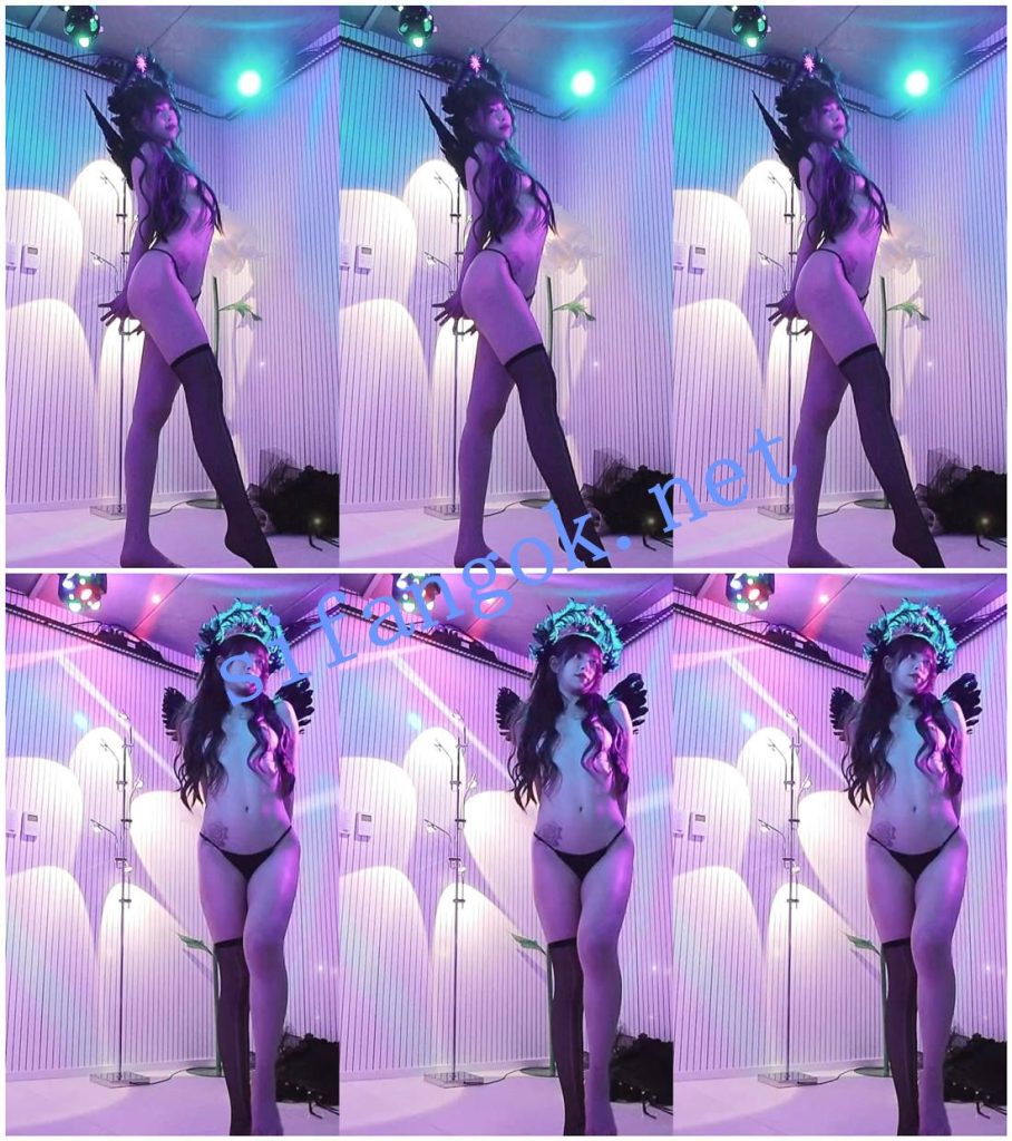 顶级cosplay专场 黑翼天使 美腿 绝顶黑丝激情裸舞【伊娜】【10V】【3.6G】 预览图 4