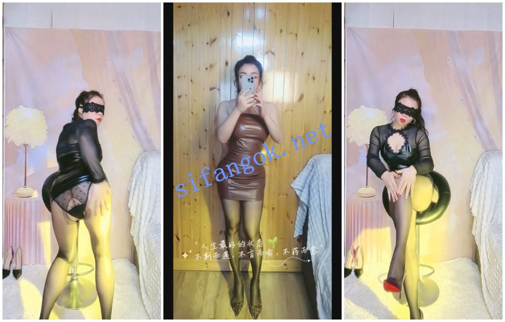 【抖音福利】风骚黑丝少妇【爱笑的煜祺】开档黑丝道具自X【3V】【1.52G】 预览图 3