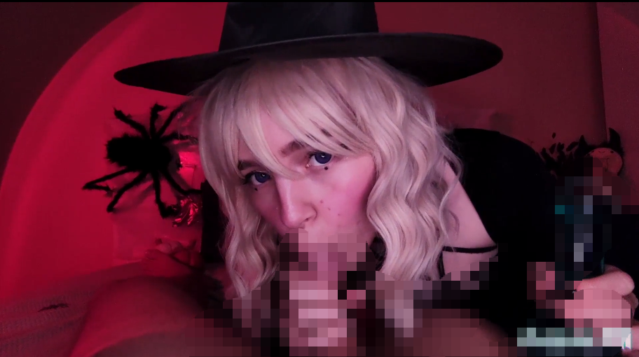 Aquari_Aqua_Ri_万圣节黑丝 Cosplay【985m】-福利岛