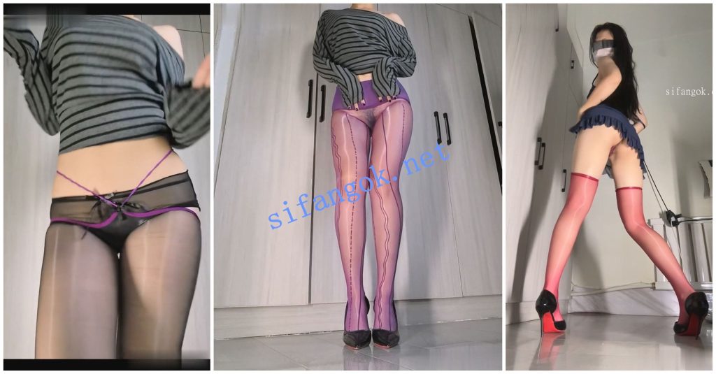 【抖音福利】风骚少妇【Baby.Stitch】亮油丝袜骚舞露阴毛【28V】【760M】 预览图 4