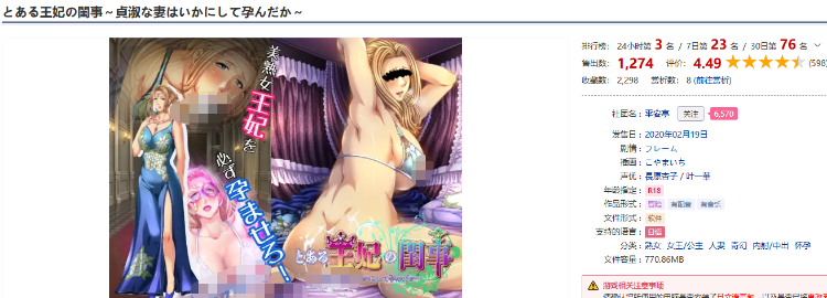 【拔作ADV】とある王妃の閨事～貞淑な妻はいかにして孕んだか～AI汉化版 预览图 2