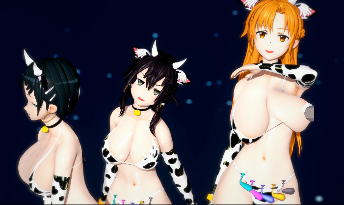 [7pupu] 亞絲娜x桐谷直葉x朝田詩乃 – Masked bitcH[6.3G] 预览图 1